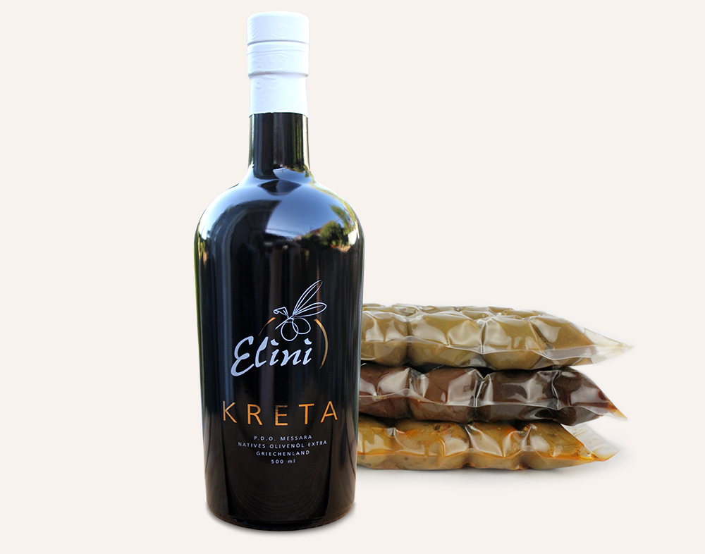 Oliven Olivenöl, Honig, Wein und Ouzo aus Griechenland